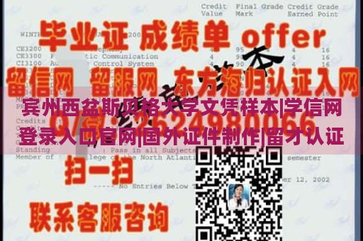 宾州西盆斯贝格大学文凭样本|学信网登录入口官网|国外证件制作|留才认证