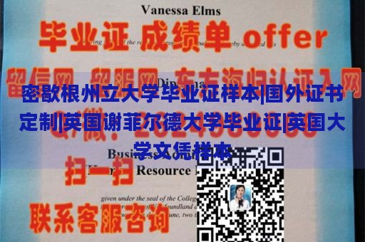 密歇根州立大学毕业证样本|国外证书定制|英国谢菲尔德大学毕业证|英国大学文凭样本